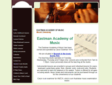 Tablet Screenshot of eastmanmusic.net.au